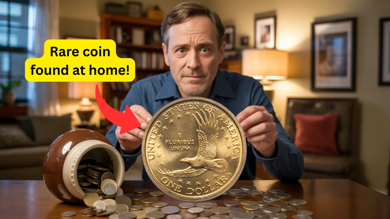 Man Discovers $900K Sacagawea Coin in Coin Jar